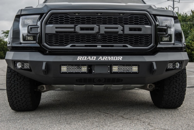Ford Raptor Bumper - Front - Road Armor - Stealth Non-Winch - Tex Blk - `17-`20
